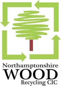 The official logo for Northamptonshire Wood Recycling CIC